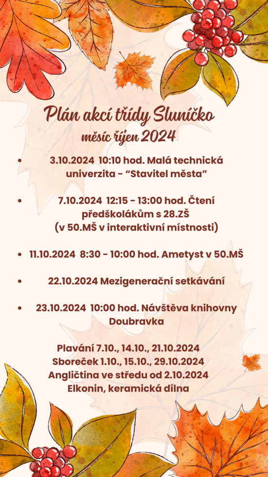 Plán akcí třídy Sluníčko říjen 2024 (1)
